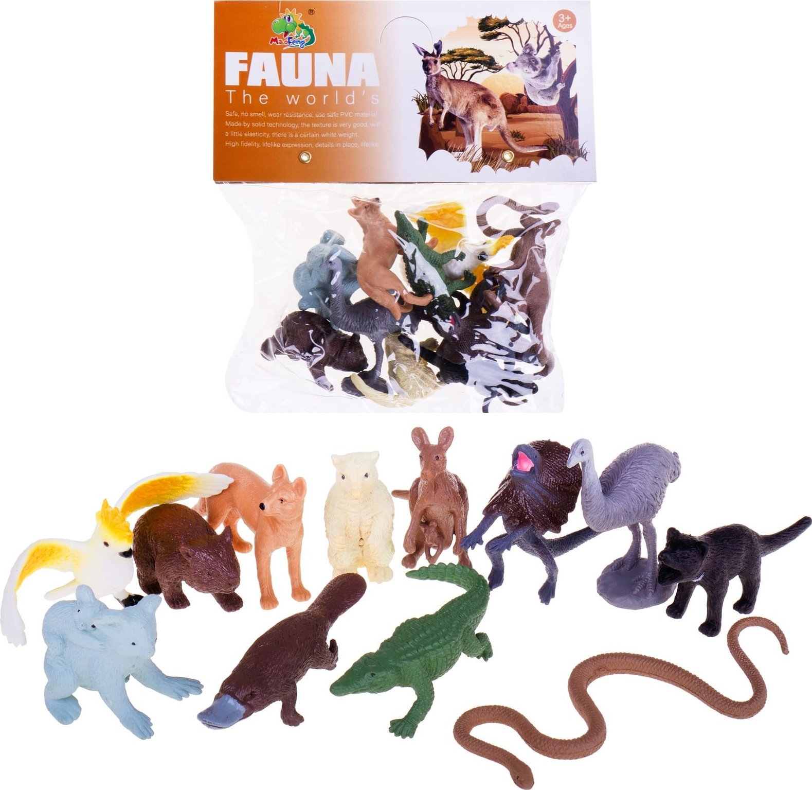 Figurka Trifox ZWIERZĘTA ZOO AUSTRALIA 12 SZTUK