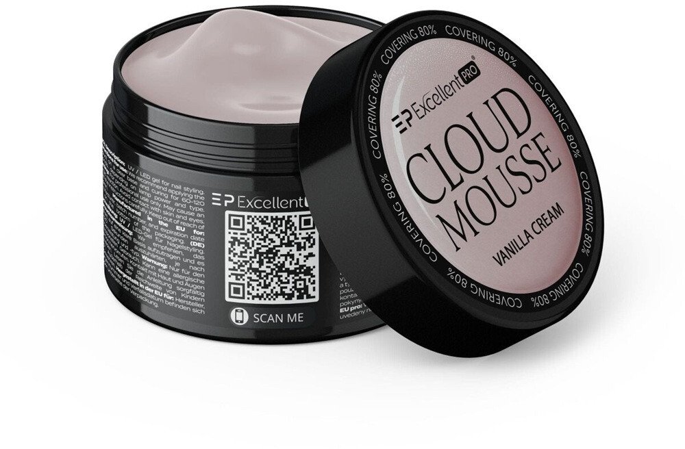 Excellent PRO Cloud Mousse żel budujący Vanilla Cream 50g