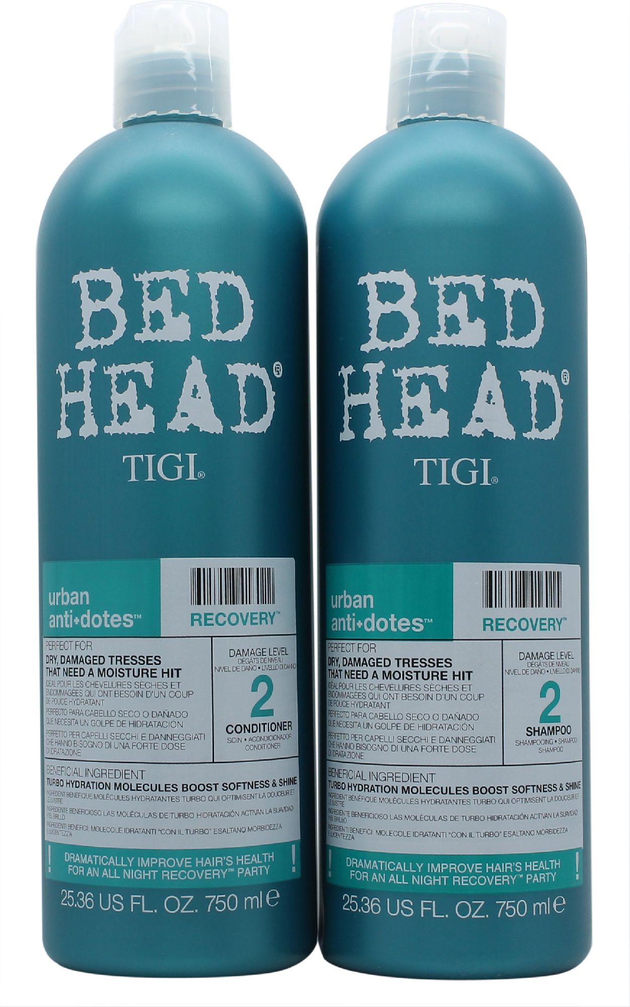 Tigi Bed Head Urban Antidotes Recovery Tweens (W) szampon 750ml + odżywka do włosów 750ml
