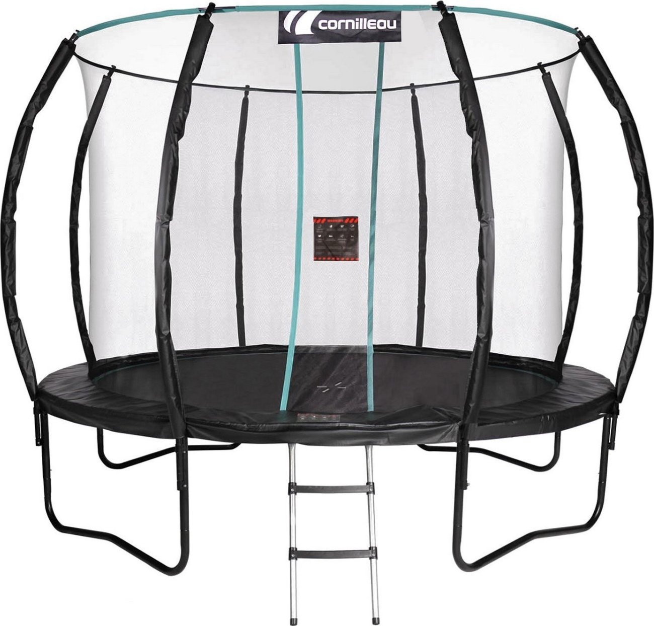 Trampolina ogrodowa Cornilleau Spring z siatką wewnętrzną 12 FT 366 cm