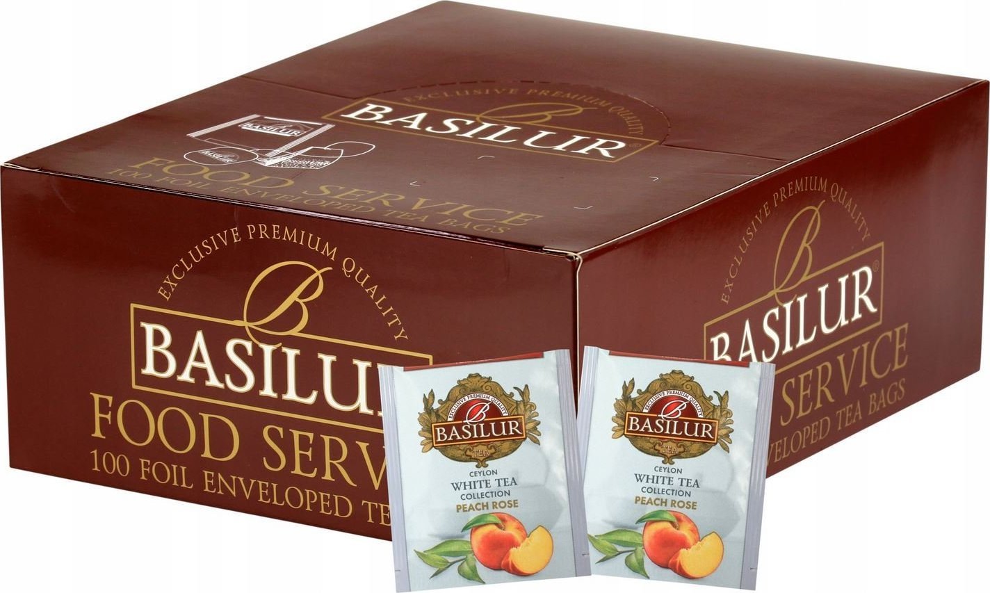 Basilur Basilur PEACH ROSE herbata biała HoReCa 100szt.