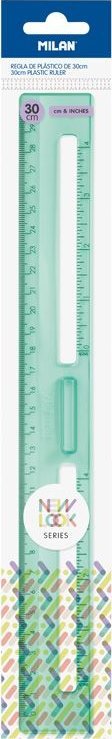 Milan Linijka 30cm New Look zielona MILAN