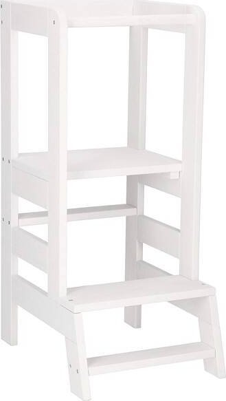 Springos Pomocnik kuchenny 90cm kitchen helper, podest dla dzieci 90 cm biały UNIWERSALNY