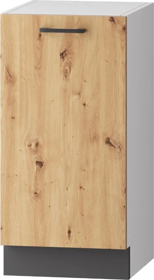 Szafka kuchenna stojąca 40 CLARA D40 P/L dąb STOLKAR