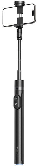 Selfie stick Wozinsky WRZP1 z automatycznie rozkładanymi nóżkami, funkcja statywu, 1,7m - czarny