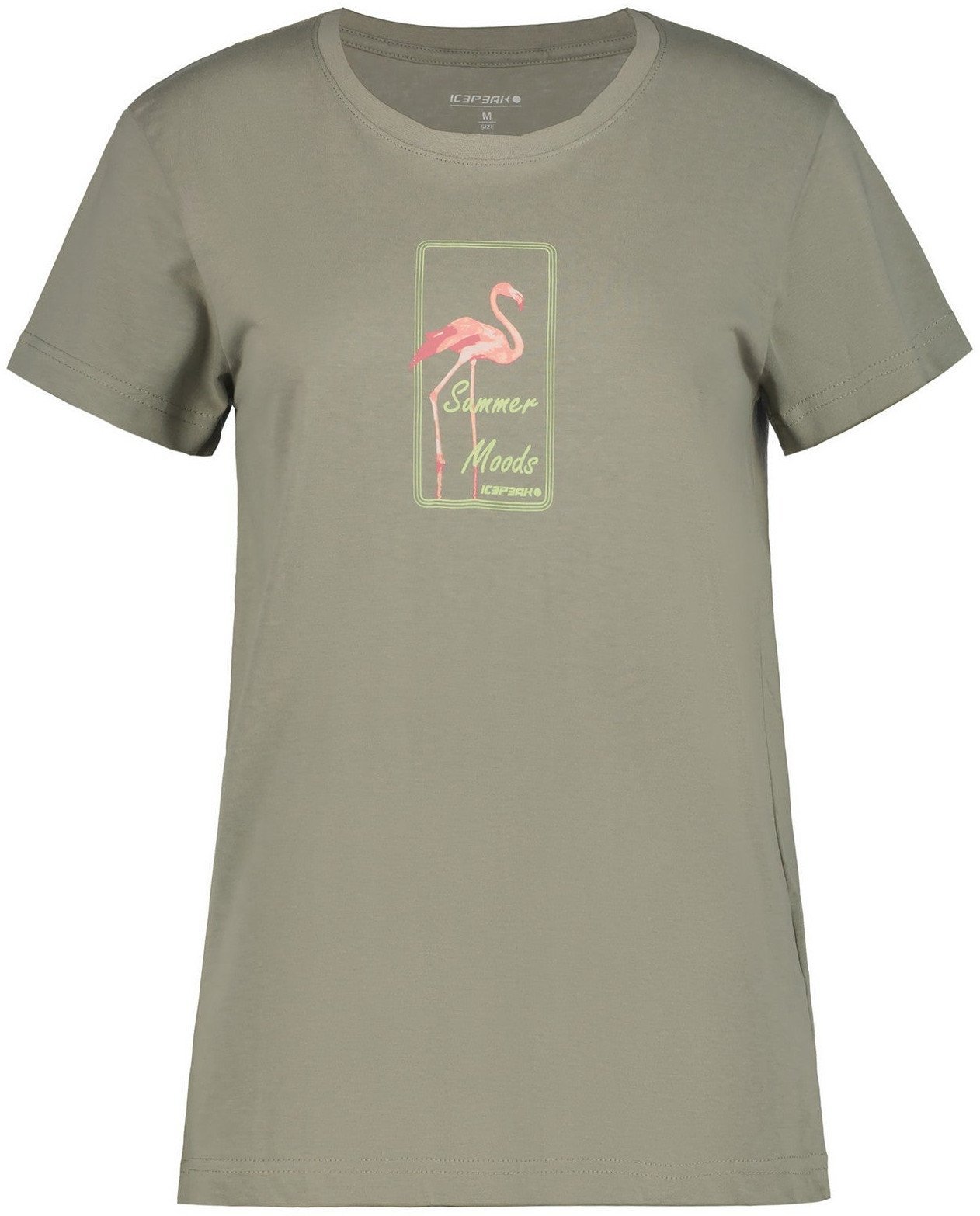 Icepeak moteriški marškinėliai MAKAWAO, antikvariniai žali