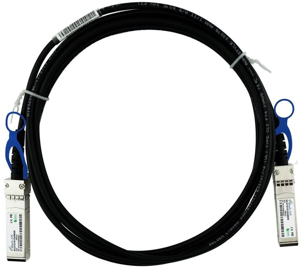 BlueOptics SFP-H25G-CU1M-BL kabel InfiniBand / światłowodowy 1 m SFP28 Czarny