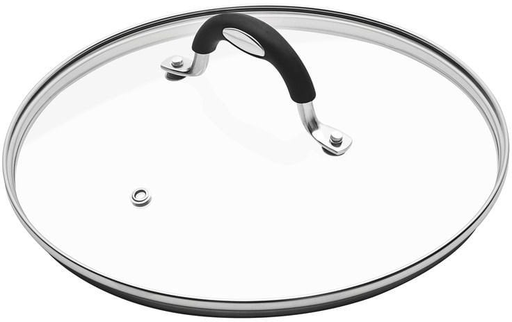 Tempered glass lid TRAMONTINA stainless steel and silicone handle, 24 cm