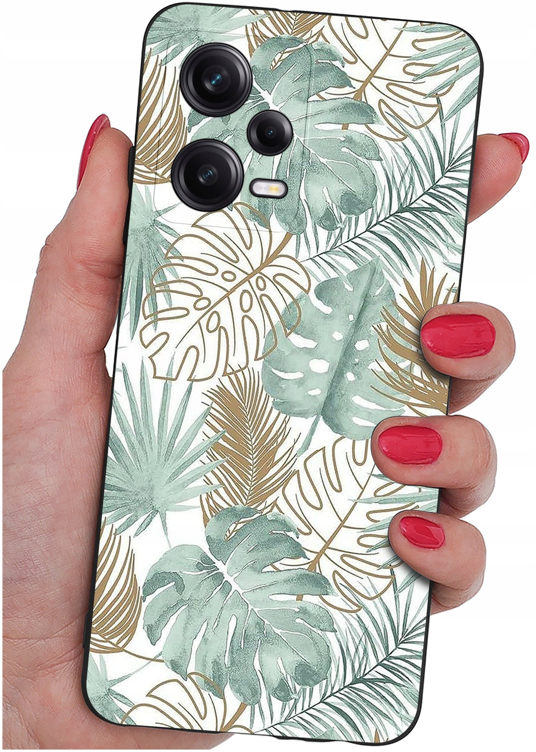 ETUI do Xiaomi Redmi Note 12 5G |Poco X5 5G | WZORY | SILIKONOWE MATT SZKŁO