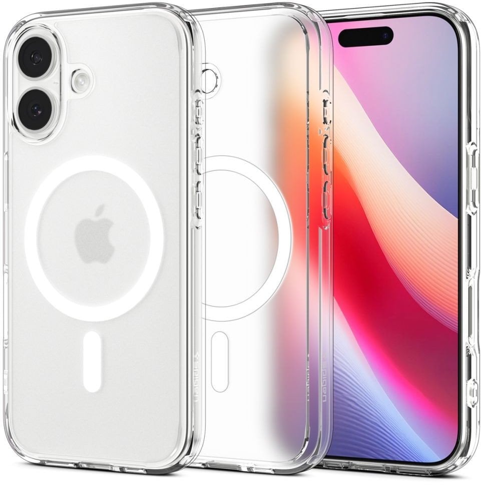 Etui Spigen Ultra Hybrid MagSafe do iPhone 17, przezroczyste
