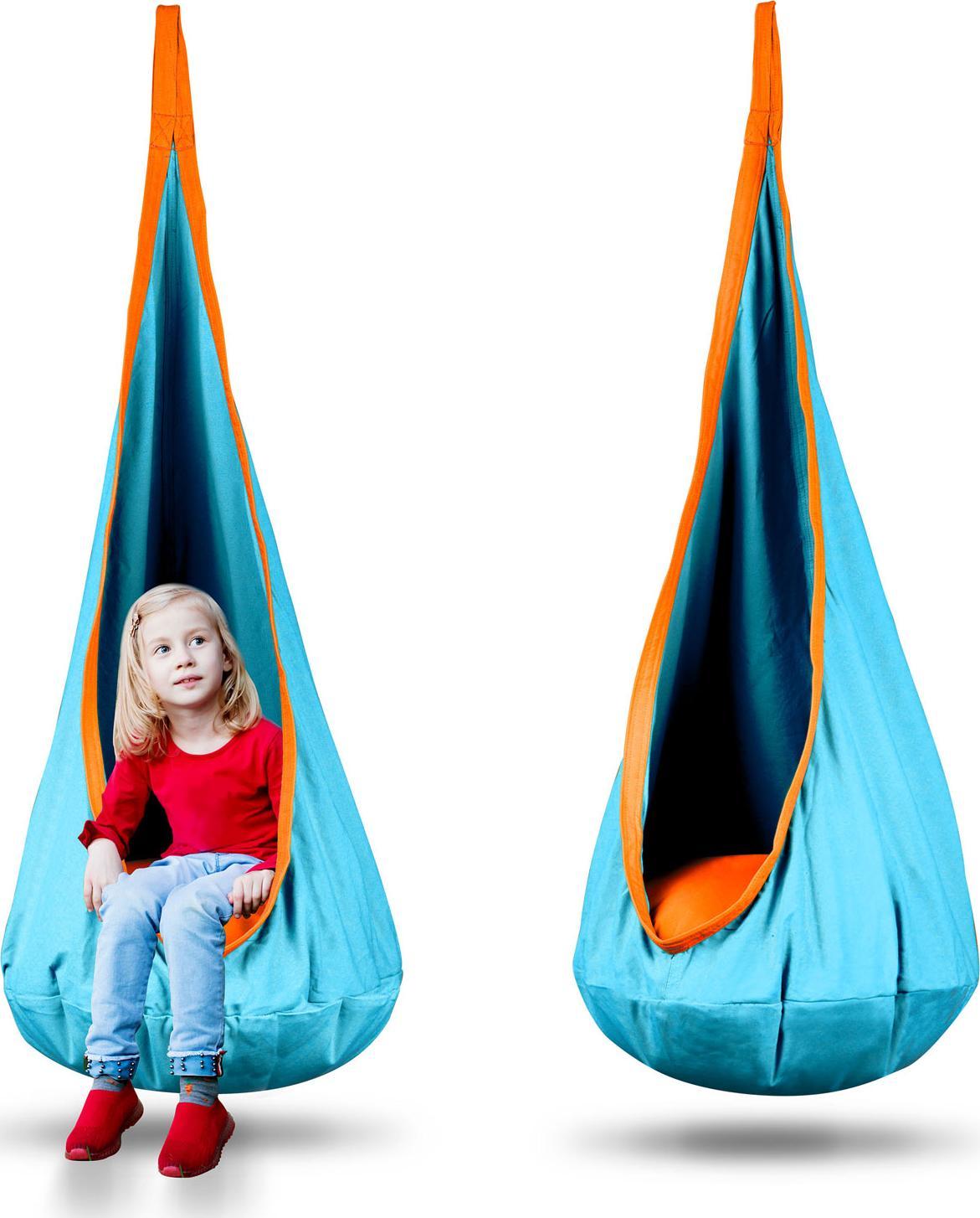 Neo-Sport Kokon fotel wiszący turkusowy