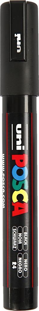 MARKER Z FARBĄ PLAKATOWĄ UNI PC-5M POSCA, CZARNY