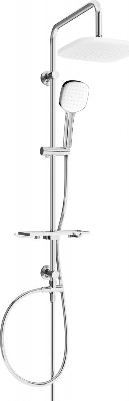 Zestaw prysznicowy Mexen Mexen T33 kolumna prysznicowa chrom/biała - 798333393-02