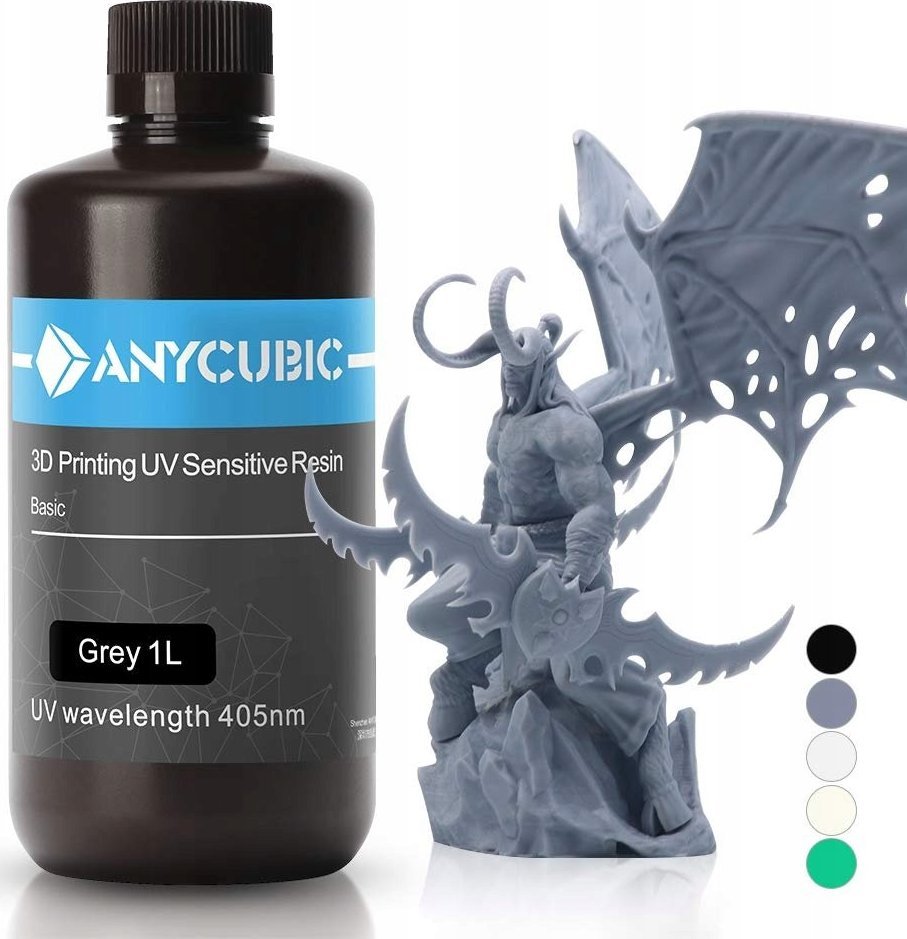Anycubic Żywica UV Szara 1 kg