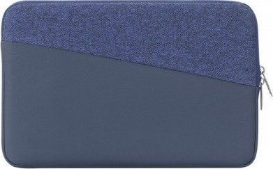 Torba RivaCase RIVACASE ETUI NA LAPTOP 13,3" EGMONT, NIEBIESKIE, SKÓRA EKOLOGICZNA I TWEED, KIESZEŃ NA AKCESORIA