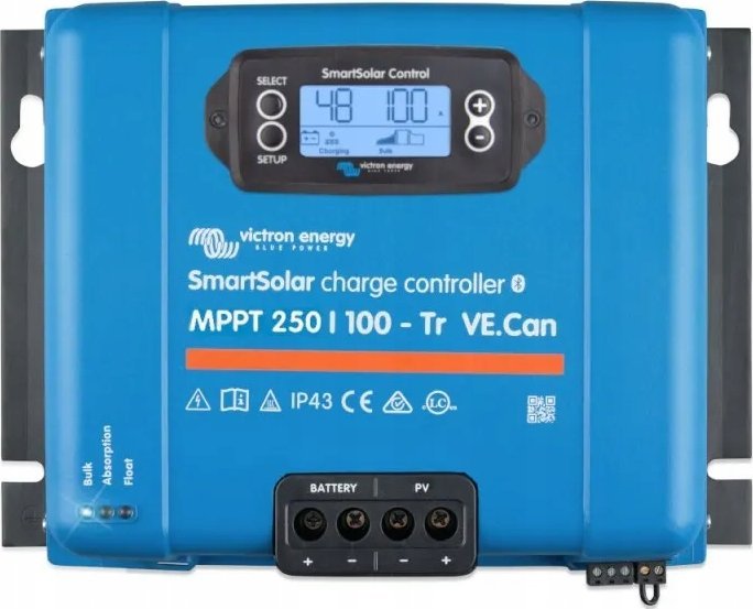 Victron Energy Regulator Victron Energy SmartSolar MPPT 250/100-Tr VE.Can Bluetooth
