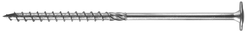 PGB Wkręt do drewna z kołnierzem na torx ocynkowany 6x260mm T30 - PETTGK060260Z