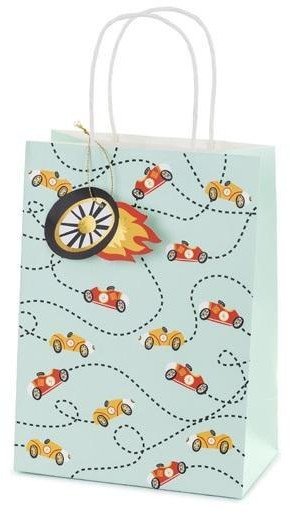 Torebka prezentowa Autka 10.5x18x25cm