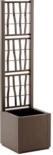 Puku kaste kvadratveida ar rezgi Ethica 36x36x140cm bruna 8003507688032