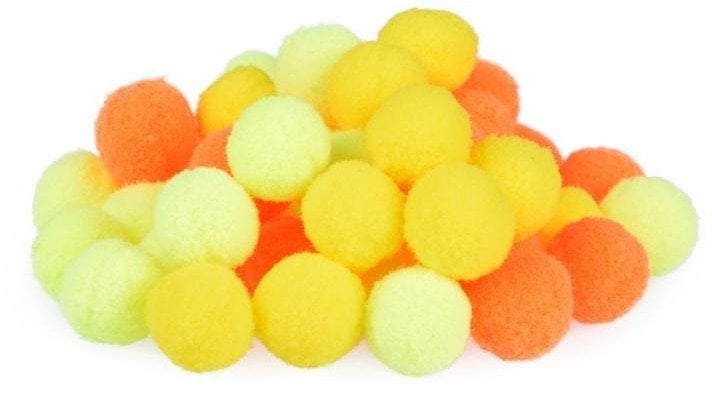 Arpex Kolorowe pomponiki 2cm 45szt