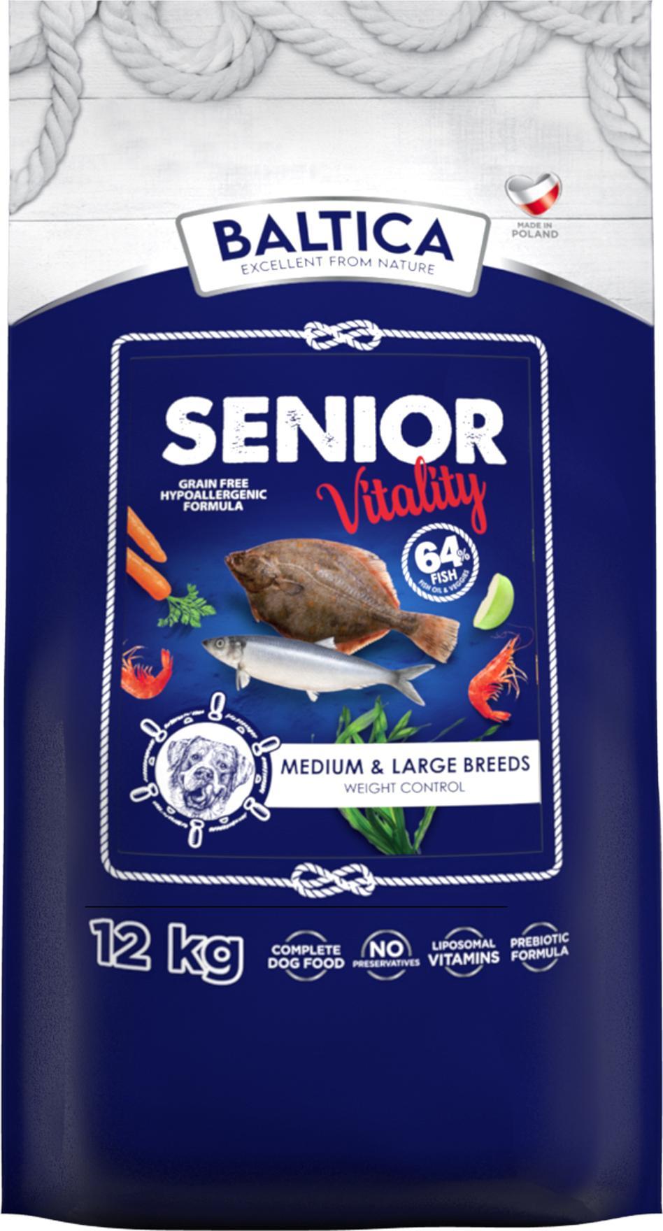 Baltica Karma dla seniora Senior Vitality 12kg - Baltica