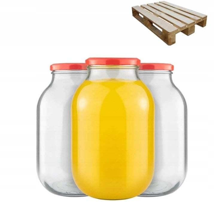 PÓŁPALETA SŁOIK 3L 108szt - 18 ZGRZEWEK PRZETWORY