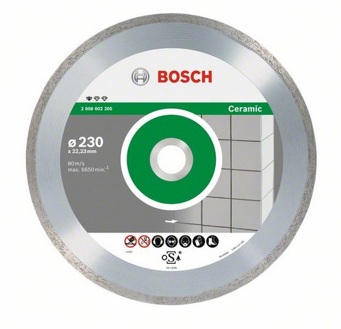 Bosch Tarcza tnąca diamentowa Standard for Ceramic 180x22x1,6mm (2608602204)