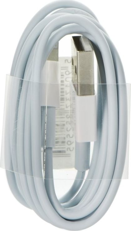Kabel USB Partner Tele.com Lightning - USB-A 1 m Biały (5901737852595)