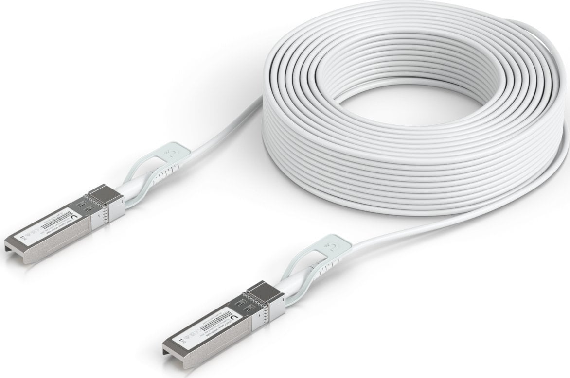 Ubiquiti UACC-Uplink-SFP28-30M kabel InfiniBand / światłowodowy Biały
