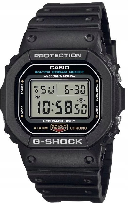 Zegarek Casio Zegarek Męski CASIO G-SHOCK DW-5600UE-1ER + BOX