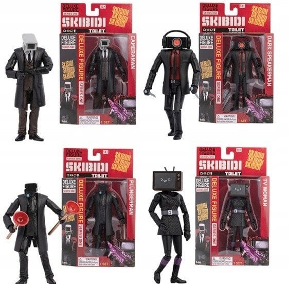 Skibidi Toilet - Figurki delux 15 cm