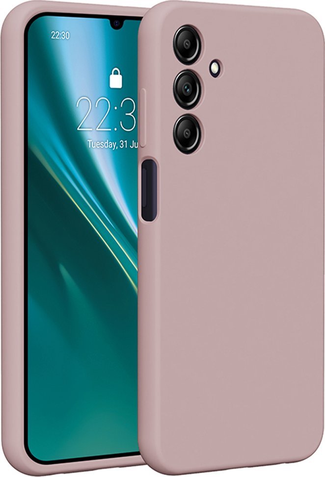 Etteri Nakładka Etteri Silicone Case do Samsung Galaxy A25 5G (global) jasnoróżowa