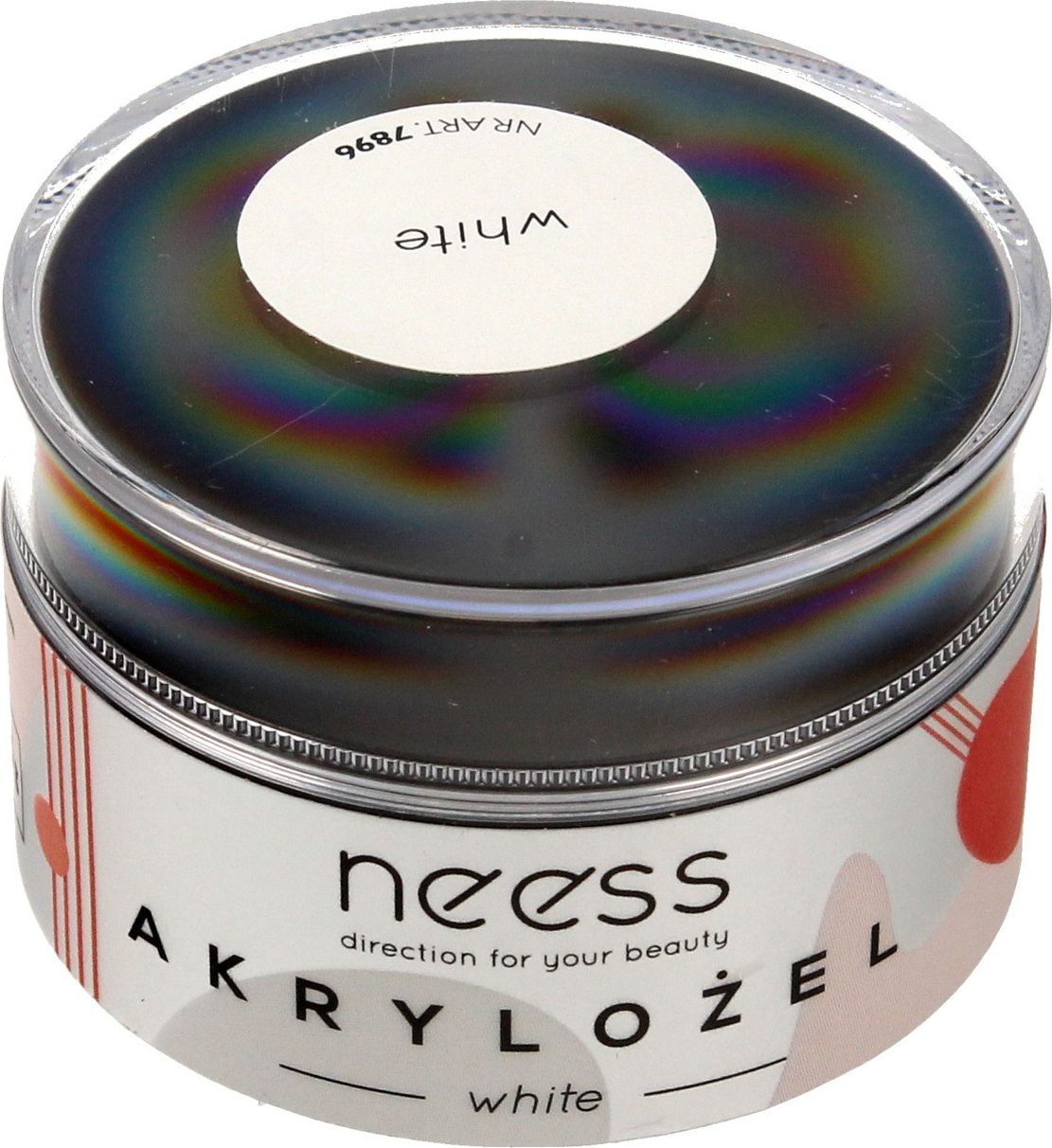 NEESS Akrylożel do paznokci White (7896) 15g