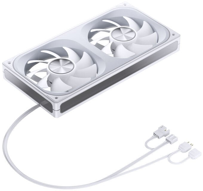 Jonsbo ZA-240 Lüfter, PWM, ARGB - 240mm, weiß
