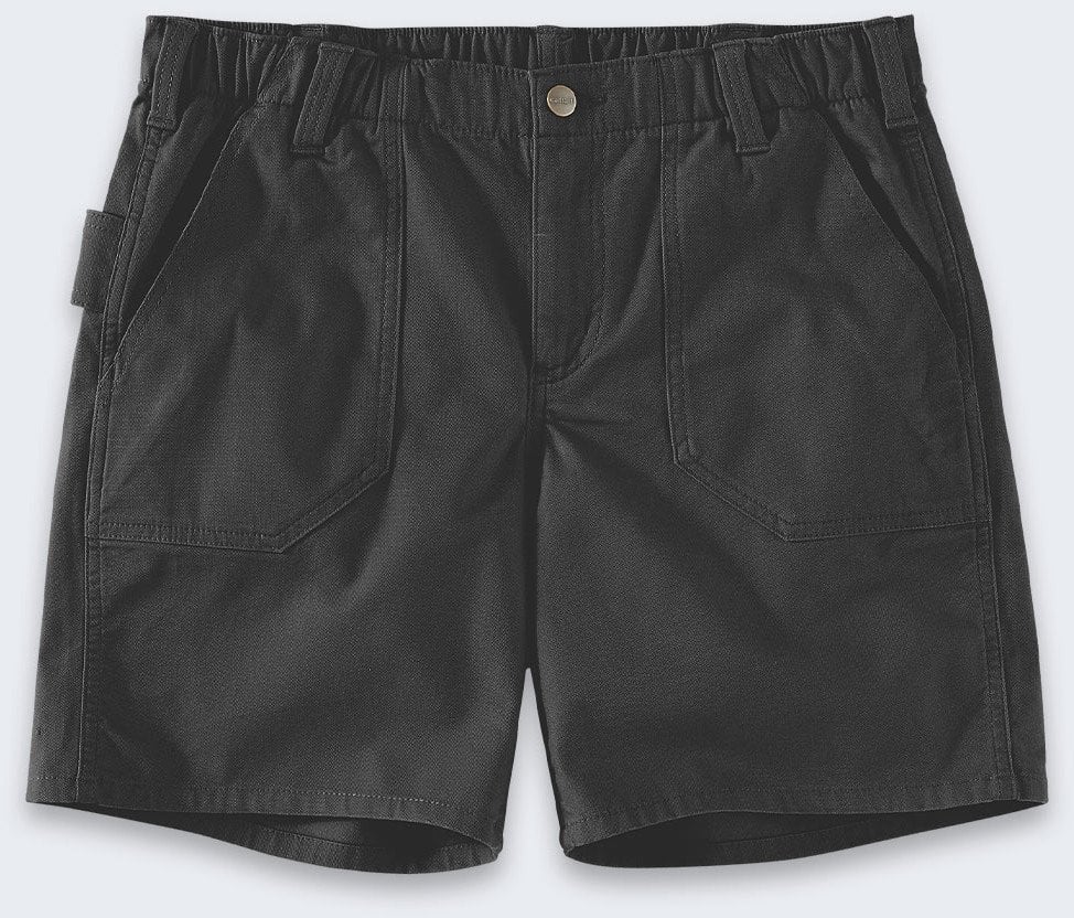 Spodenki Carhartt Rugged Flex Canvas Black