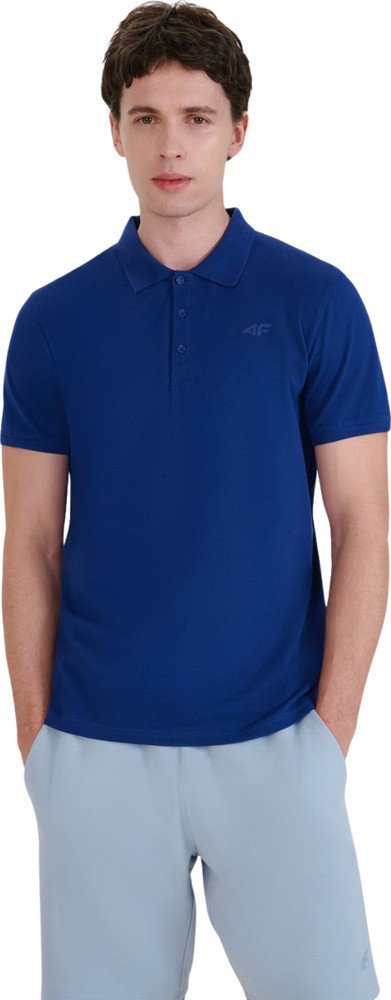 Koszulka męska polo 4F M366 granatowa 4FWMM00TPTSM366 031S XL