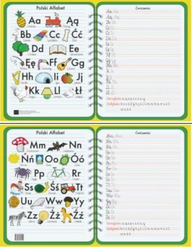 ART MAP Podkładka laminowana - alfabet polski