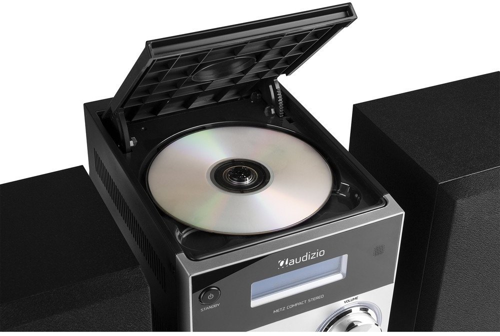 Mikrowieża Metz HiFi DAB FM CD BT Aluminium Audizio one size