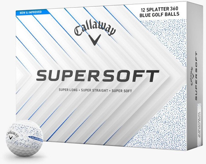 Piłki golfowe CALLAWAY SUPERSOFT Splatter 360, model 2025