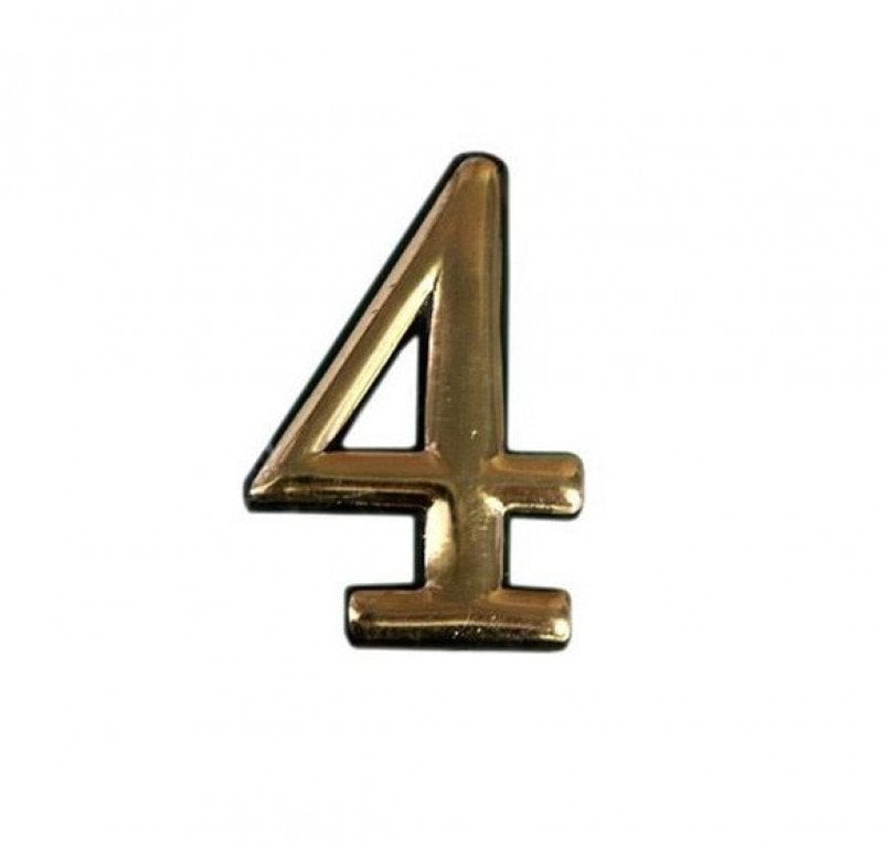 DOOR NUMBER CR 4 PLASTM