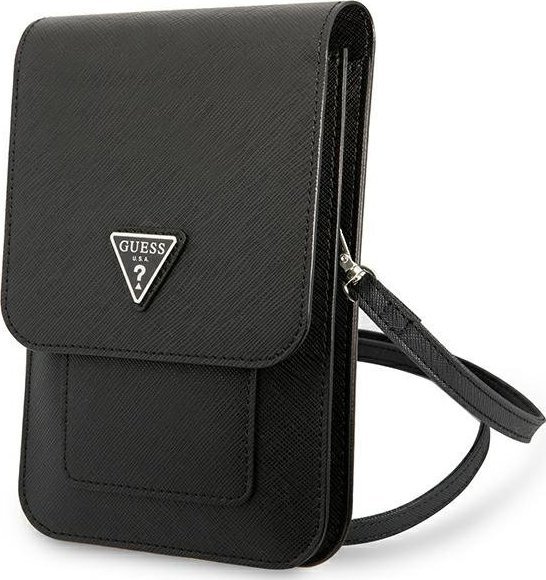 Guess Guess Torebka GUWBSATMBK czarny/black Saffiano Triangle