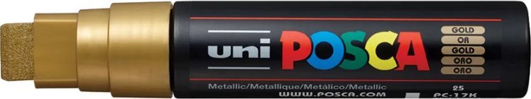 Uni Marker Do Każdej Powierzchni POSCA PC-17K ZŁOTY