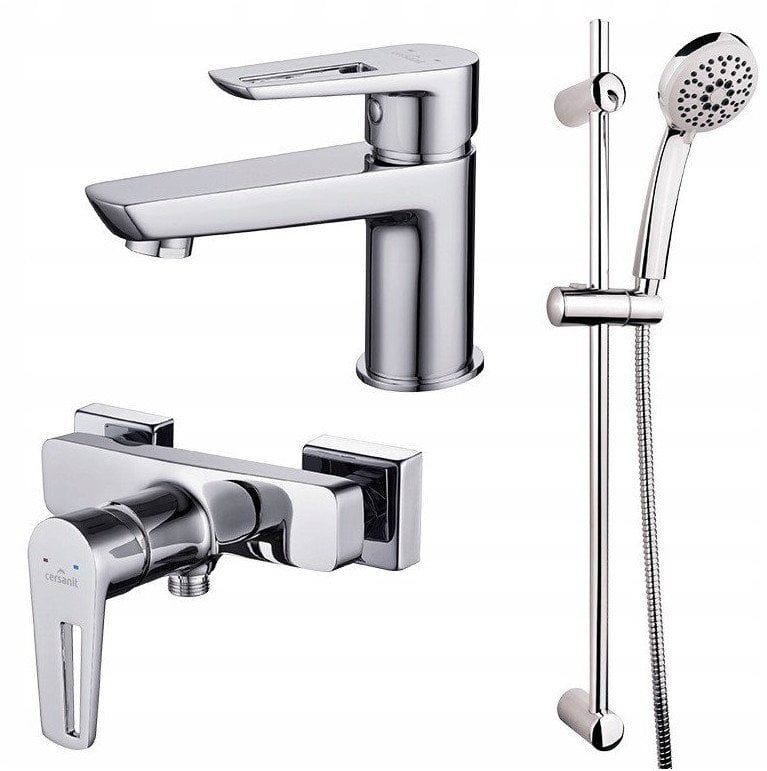 Cersanit Zestaw armatury MILLE CHROM VIBE (S952-004)
