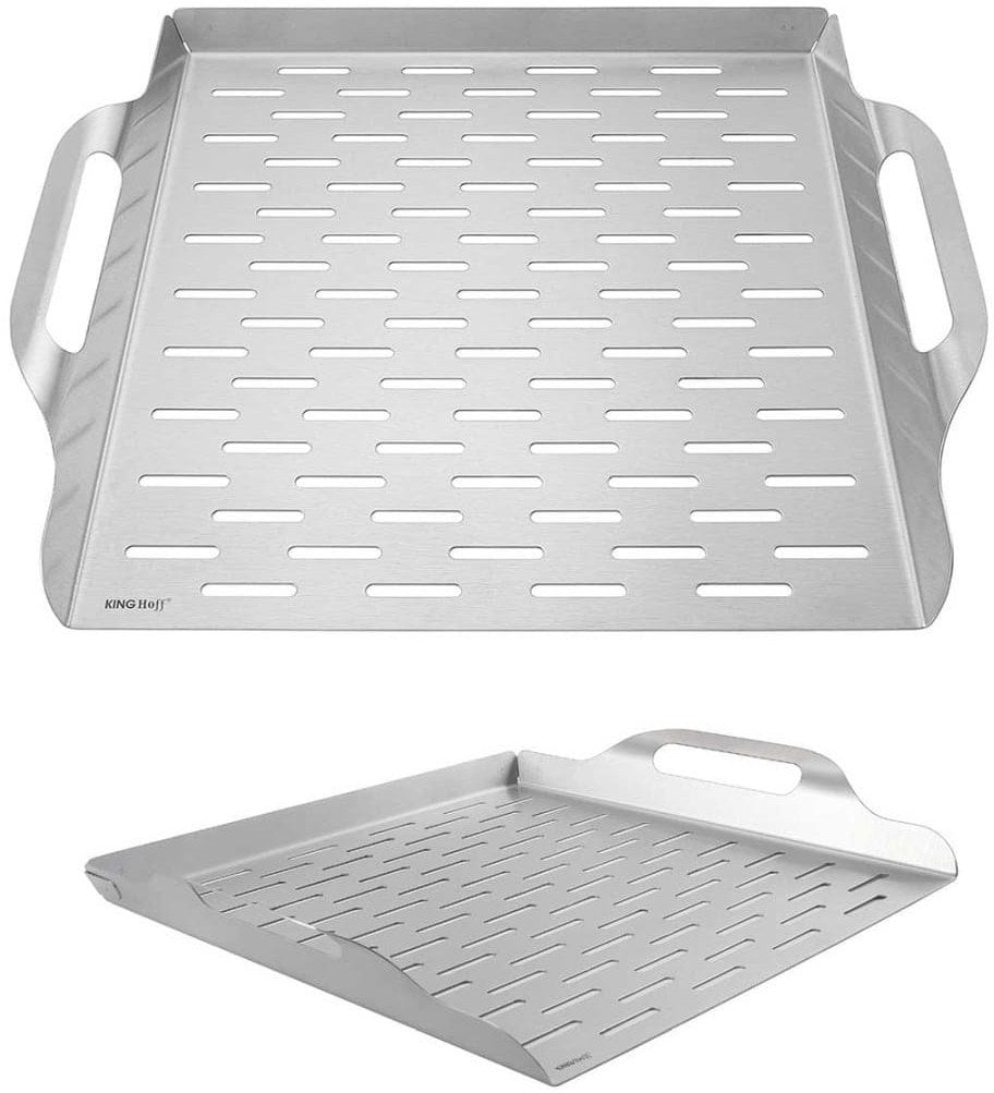 STALOWA TACA 37x31cm DO GRILLA GRILLOWANIA KINGHOFF KH-1917