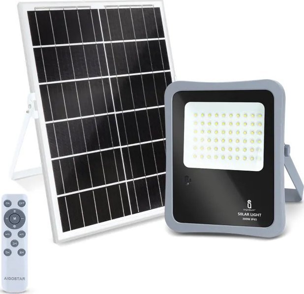 Naświetlacz Aigostar Mocny halogen Solarny reflektor LED 300W Solarny reflektor LED 300W