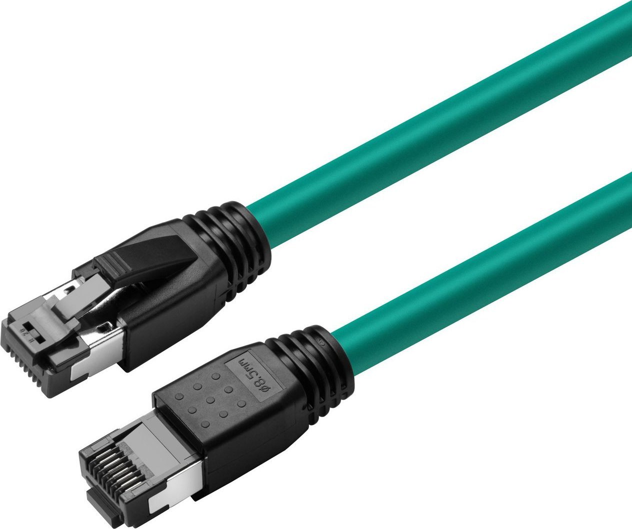 MicroConnect CAT8.1 S/FTP 0,25m Green LSZH