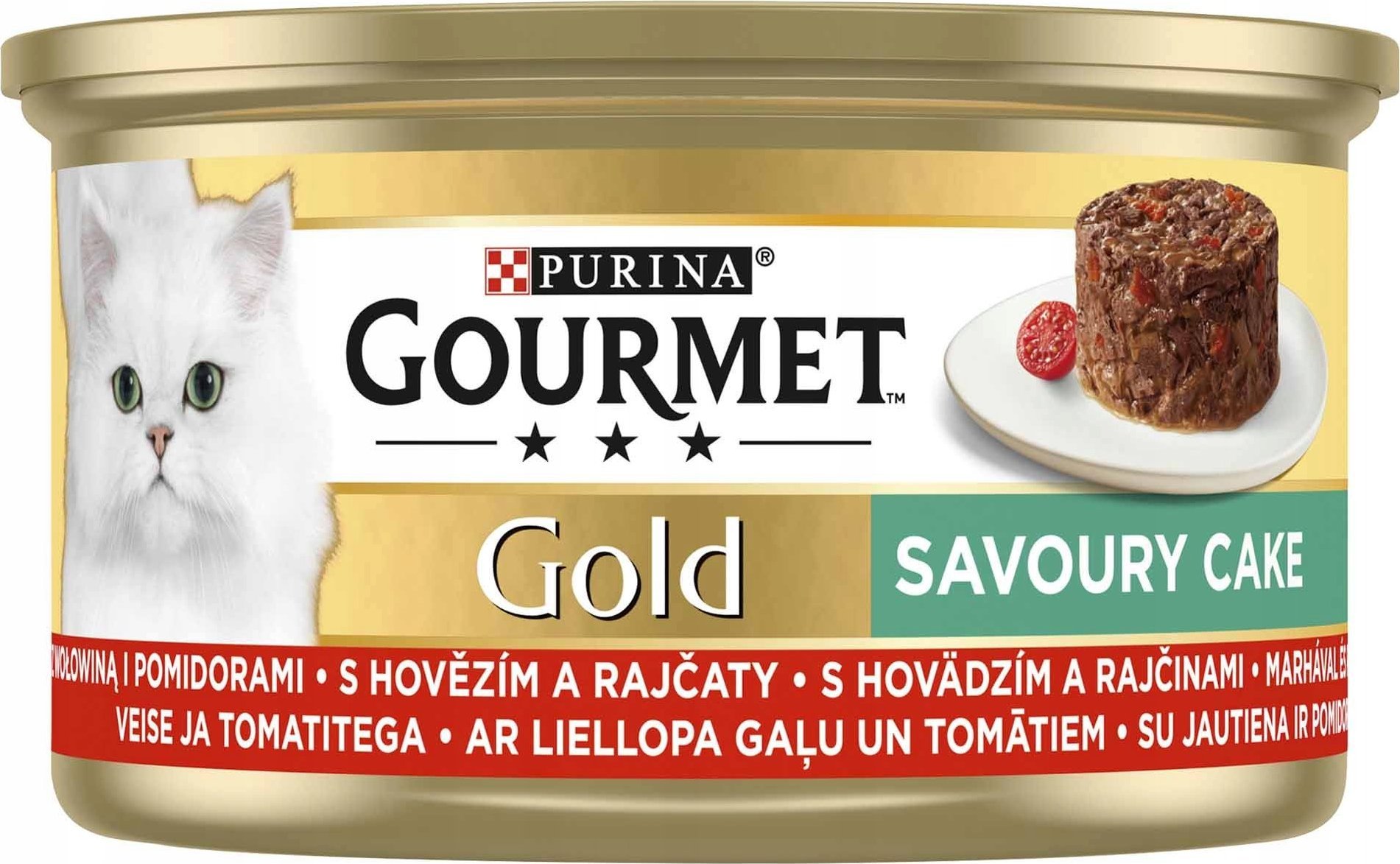 Gourmet Gourmet Gold Karma dla kotów savoury cake z wołowiną i pomidorami 85 g