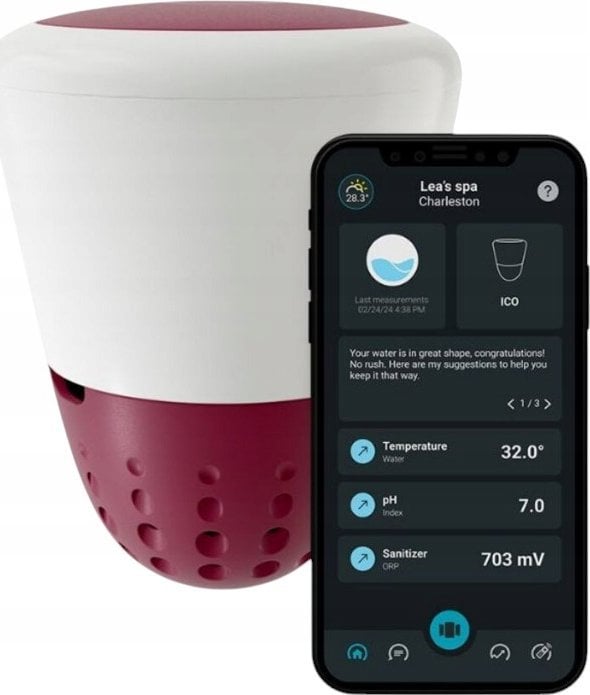 ONDILO ICO Spa V2, smart water monitor - Cl/Br disinfection