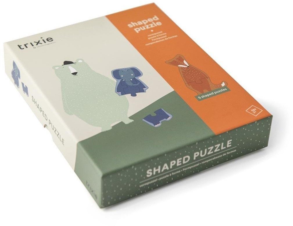 Puzzle w kształcie zwierzątek