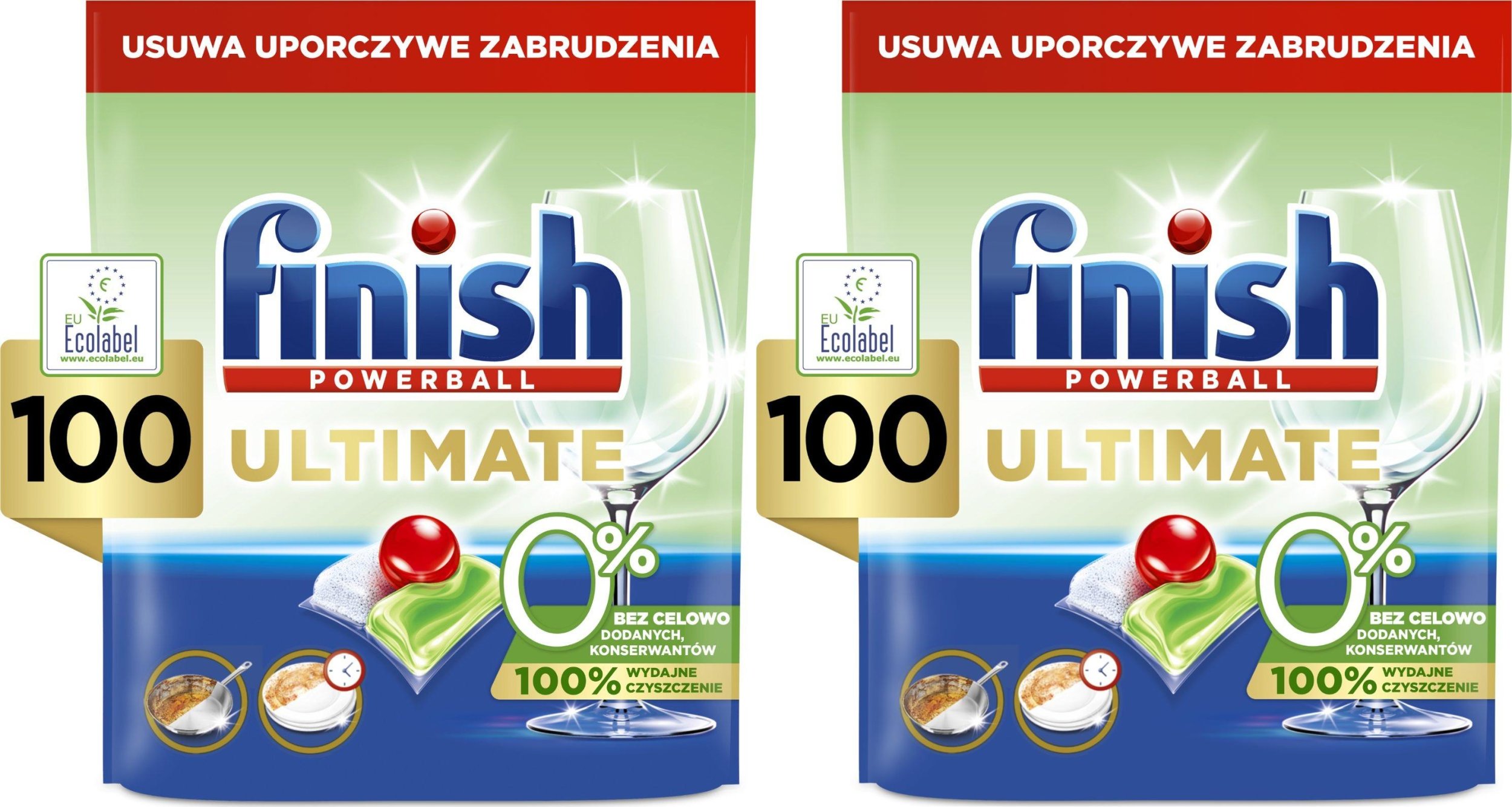 Finish Kapsułki do zmywarki Ultimate 0% 200 szt.